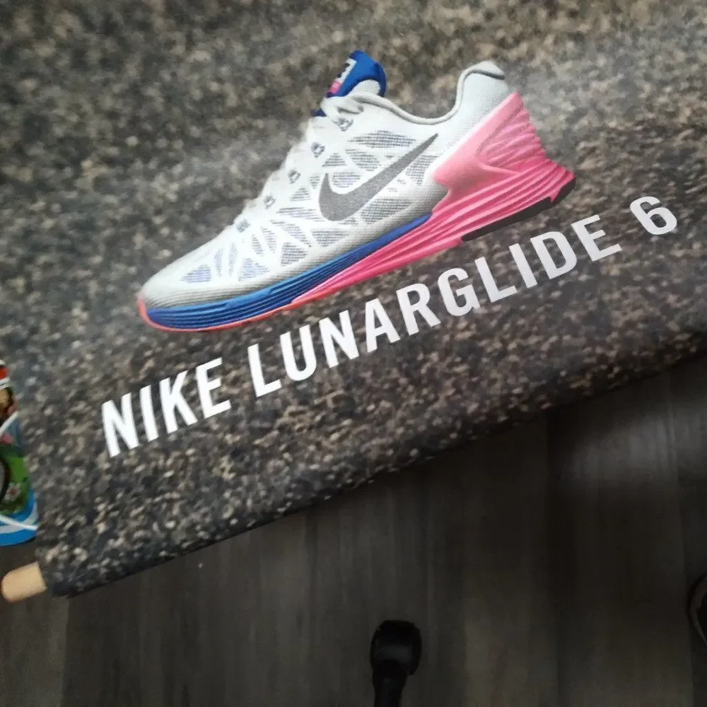 Nike Lunarglide 6 Promotional Poster Two Sided Vinyl